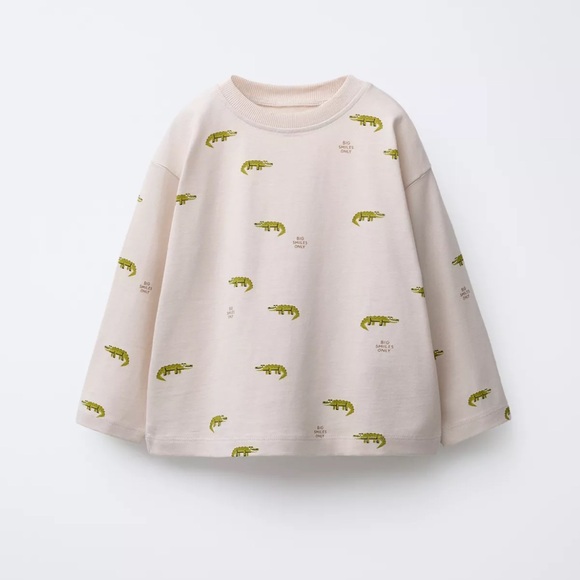 Zara Other - Zara Crocodile Long Sleeve T-shirt